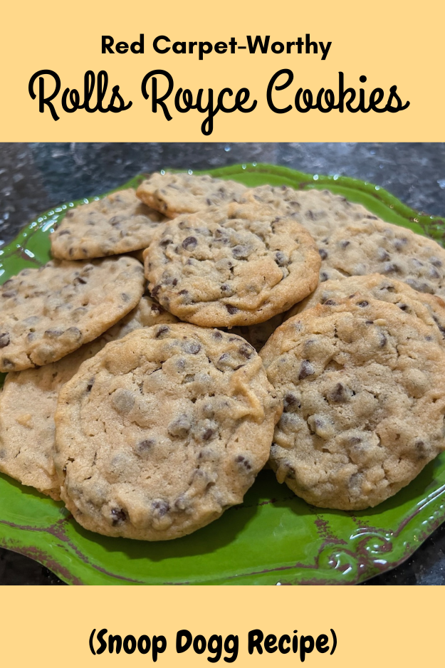Rolls Royce Cookies on platter (pin for pinterest)