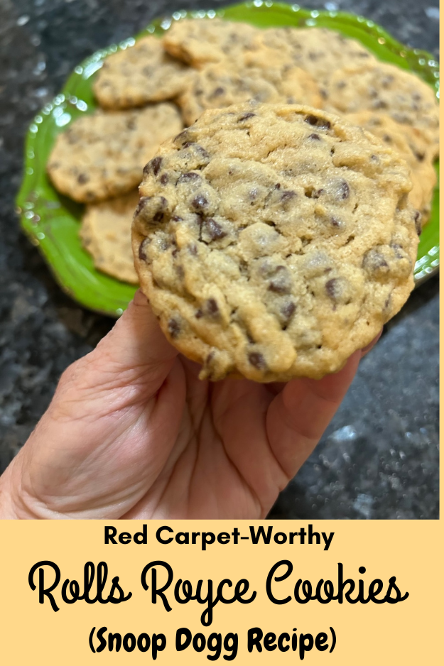 Rolls Royce Cookies on platter (pin for pinterest)