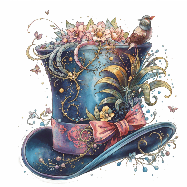 whimsical top hat