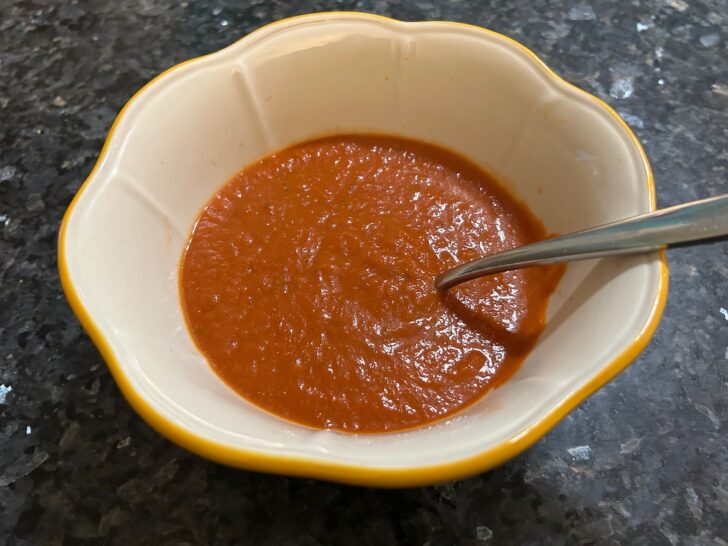 bowl of tomato soup