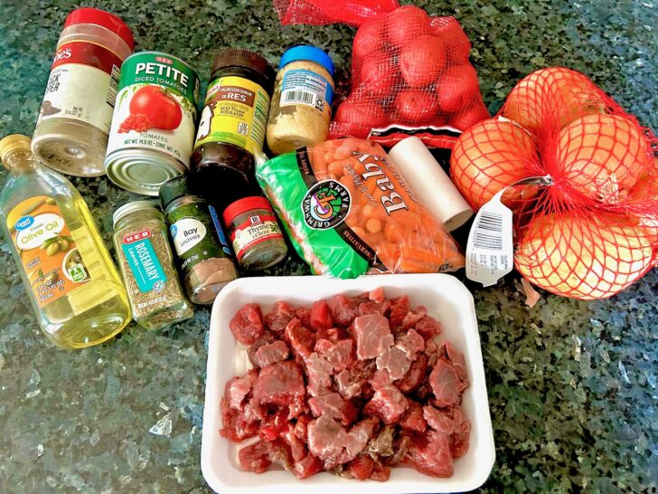 beef stew ingredients