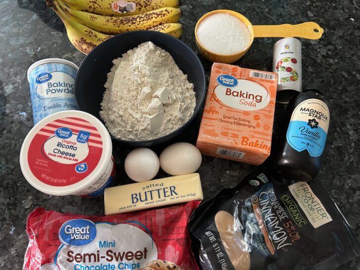 cannoli banana bread ingredients