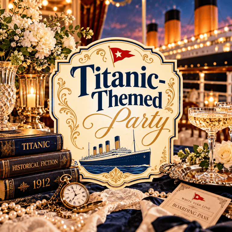 How to Host a Titanic-Themed Party: Step Into 1912 for an Unforgettable Evening